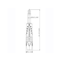 Разъем NEUTRIK NP2X-B-CRYSTAL