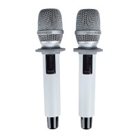 Axelvox DX800SW Радиосистема, 2 ручных микрофона, UHF 650-758 MHz цвет корпуса белый