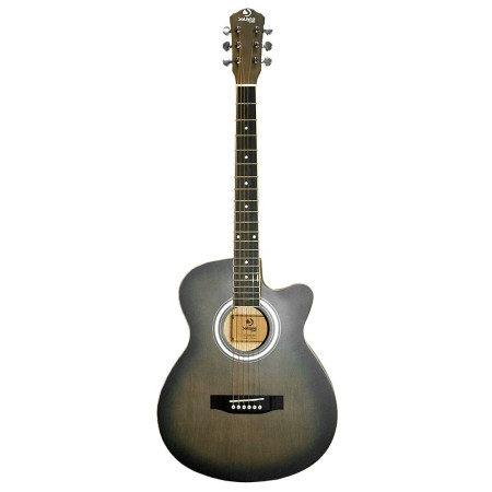 Solista SO-4040 BKS Гитара акустическая 40" Folk, цвет чёрный берст, матовый