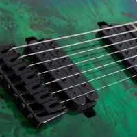SCHECTER C-7 PRO AQB Электрогитара, 7 струн, HH, цвет Aqua Burst (AQB)