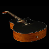 KEPMA EAC Black Matt Гитара акустическая Grand Auditorium, цвет черный матовый