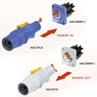 NEUTRIK NAC3MPB-1 Разъем PowerCON (Power-OUT), выходной (серый)