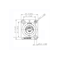 Разъем NEUTRIK NL4МР-ST