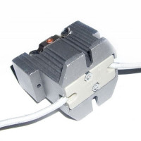 ROCCER GY16 (parts 2) Ламподержатель (патрон) керамический с проводами и оснасткой