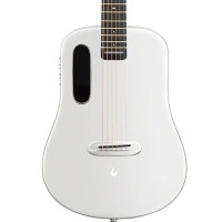 Lava ME Air Carbon Silver Гитара трансакустическая, тонкий корпус, 6 струн, цвет белый, с чехлом