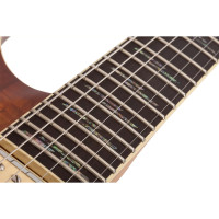 SCHECTER C-1 EXOTIC SPALTED MAPLE SNVB Электрогитара 6 струн, 24 лада, натуральный матовый бёрст