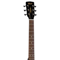 Cort AF510E BKS Гитара электроакустическая Concert, цвет чёрный матовый