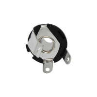 FLEOR M00831-1 Выходной разъем для электрогитары JACK 1/4" (mono), хром