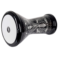 MEINL HE-3218 Дарбука алюминиевая, 10" х 18.25", чёрная с гравировкой
