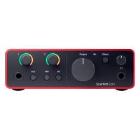 FOCUSRITE Scarlett Solo 4th Gen Звуковая карта USB, 2 входа/2 выхода