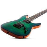 SCHECTER C-7 PRO AQB Электрогитара, 7 струн, HH, цвет Aqua Burst (AQB)