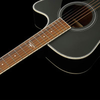 KEPMA A1C Black Matt Гитара акустическая Grand Auditorium, цвет черный матовый
