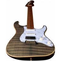 JET JS-450 TBK Электрогитара, Stratocaster, цвет чёрный прозрачный