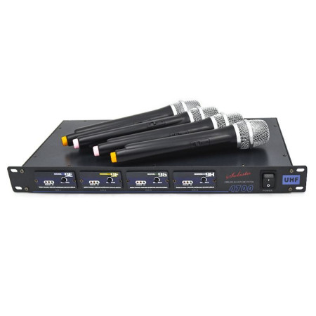 SOLISTA MD-4700 Радиосистема UHF, 4 ручных микрофона
