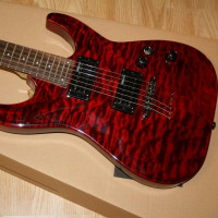 ESP LTD MH-100/QM/NT/STBC электрогитара 6-струнная