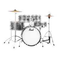 Pearl RSJ465C/C708 Ударная установка из 5-и барабанов, цвет Grindstone Sparkle + стойки и тарелки