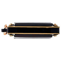 EASTTOP DF4S BLACK Губная гармошка мини-брелок, цвет чёрный