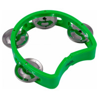 FLIGHT FTHP-4 GR Тамбурин без мембраны, 4 пары джинглов, цвет зеленый