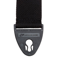 D'Andrea 1355BLK Polyweb Ace-Lock Ремень для гитары, нейлон, черный