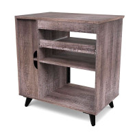 Glorious Modular Side Rack Walnut Рэковая секция для столов серии Sound Desk и Workbench, цвет орех