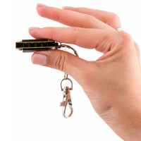 EASTTOP DF4S BLACK Губная гармошка мини-брелок, цвет чёрный