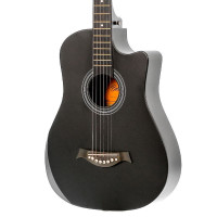 Belucci BC-C38 BK Гитара акустическая 38", 6-струнная, углеродное волокно, цвет черный