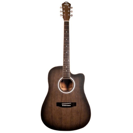 Solista SO-4140 BKS Гитара акустическая 41" Dreadnought, цвет чёрный берст, матовый