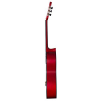 LA MANCHA Rubinito Rojo SM Гитара классическая 4/4, массив ели, цвет красный прозрачный