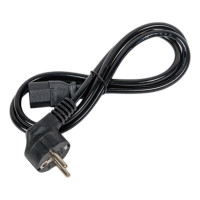 GoPower 00-00024055 Шнур питания евровилка CEE 7/7-C13 (female) 1.2м ПВХ, 0.75мм, черный