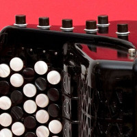 Баян «Юпитер-ЛЮКС 55» 5-рядный, 4-голосный, 55х92х58/120, готово-выборный