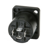 NEUTRIK NL4MP Разъем панельный SpeakON (male), 4-pole