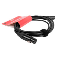FORCE FMC-06/3 Шнур микрофонный XLR (M) ⇔ XLR (F), 3 метра, черный
