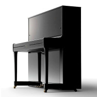 Kawai K600 M/PEP Пианино акустическое с банкеткой, высота 134 см, черное полированное