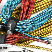 DEVISER PL-B6 GR Шнур инструментальный 6 метров, Jack1/4"(M) ⇔ Jack1/4(M)