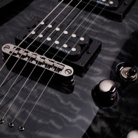 SCHECTER OMEN EXTREME-6 STBLK Электрогитара, 6 струн, 24 лада, цвет чёрный прозрачный