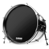 Evans BD22RBG Resonant Black Пластик для бас барабана на 22", черный