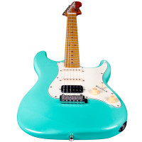 JET JS-400 SFG Электрогитара, Stratocaster, 22 лада, HSS Ceramic, цвет морской волны
