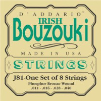 Набор струн для бузуки D`ADDARIO J81