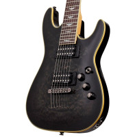 SCHECTER OMEN EXTREME-7 STBLK Электрогитара, 7 струн, 24 лада, цвет чёрный прозрачный