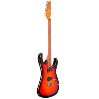 Aion H-30 DBS Электрогитара Superstrat, 6 струн, цвет dark brown burst