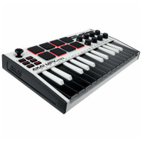 AKAI PRO MPK MINI MK3 WHITE USB/MIDI клавиатура контроллер