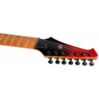 SPIRA S-457 TRD Электрогитара, Superstrat, 7 струн, HH, цвет красный с переходом в черный