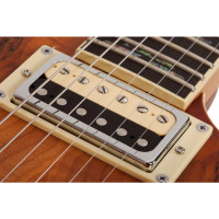 SCHECTER C-1 EXOTIC SPALTED MAPLE SNVB Электрогитара 6 струн, 24 лада, натуральный матовый бёрст