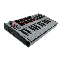 AKAI PRO MPK MINI MK3 GREY USB/MIDI клавиатура контроллер