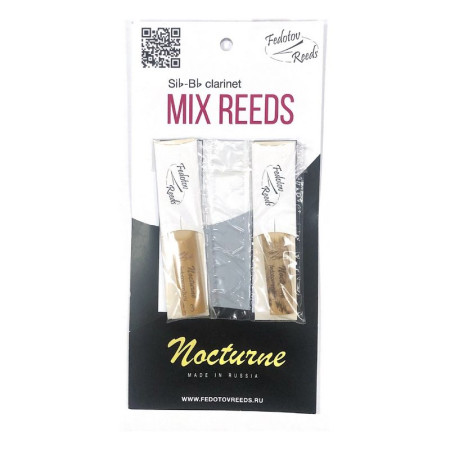 MIX REEDS FR19C-02_NOC3.0 трости, кларнет "Nocturne" № 3.0 (2 шт)