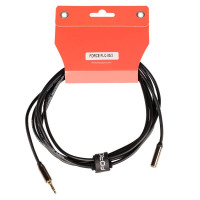 FORCE FLC-05/3 Шнур-удлиннитель stereo miniJACK 1/8"(F) ⇔ stereo miniJACK 1/8"(M), 3 метра