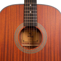 Solista SO-A2 D N Гитара акустическая 41" Dreadnought, цвет - красное дерево, матовый лак
