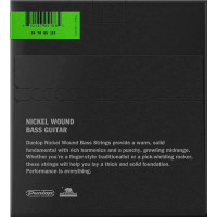 Dunlop DBN55115 Комплект струн для бас-гитары, никель, Extra Heavy, 55-115