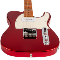 JET JT-300 CAR P90 Электрогитара Telecaster, 6 струн, SS Ceramic, цвет красное яблоко