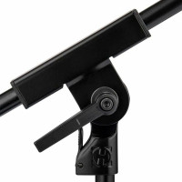 Hercules MS120B PRO Стойка для микрофона (журавль), низкопрофильная, чёрная